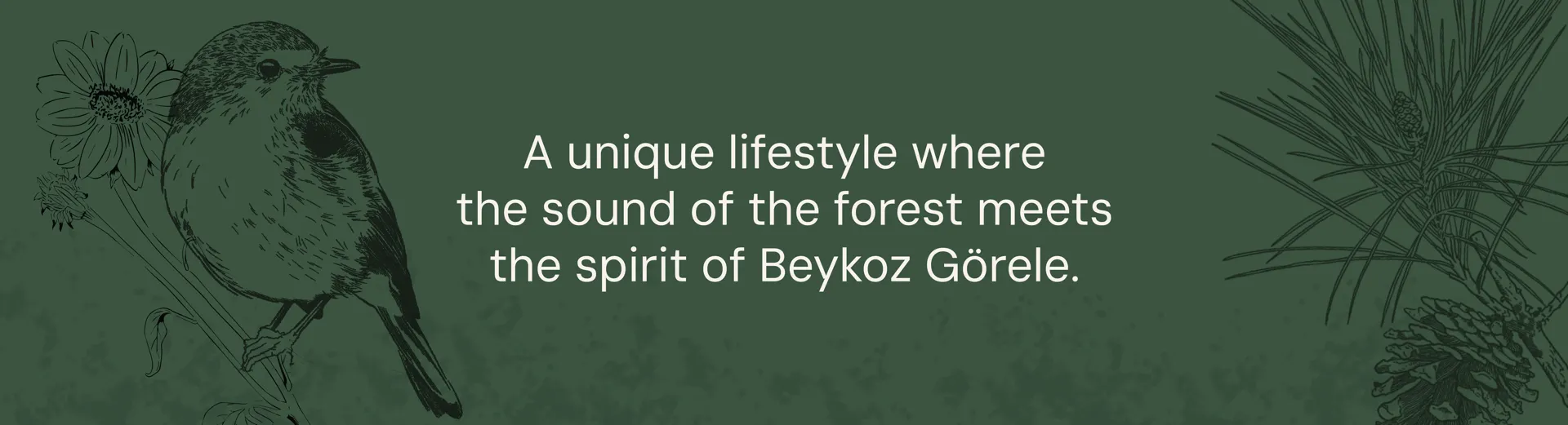 A unique lifestyle where the sound of the forest meets the spirit of Beykoz Görele.